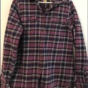 Ladies Woolrich Tall Pines Flannel Shirt.